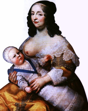 Anne of Austria (wife of Louis XIII and mother of Louis XIV) and